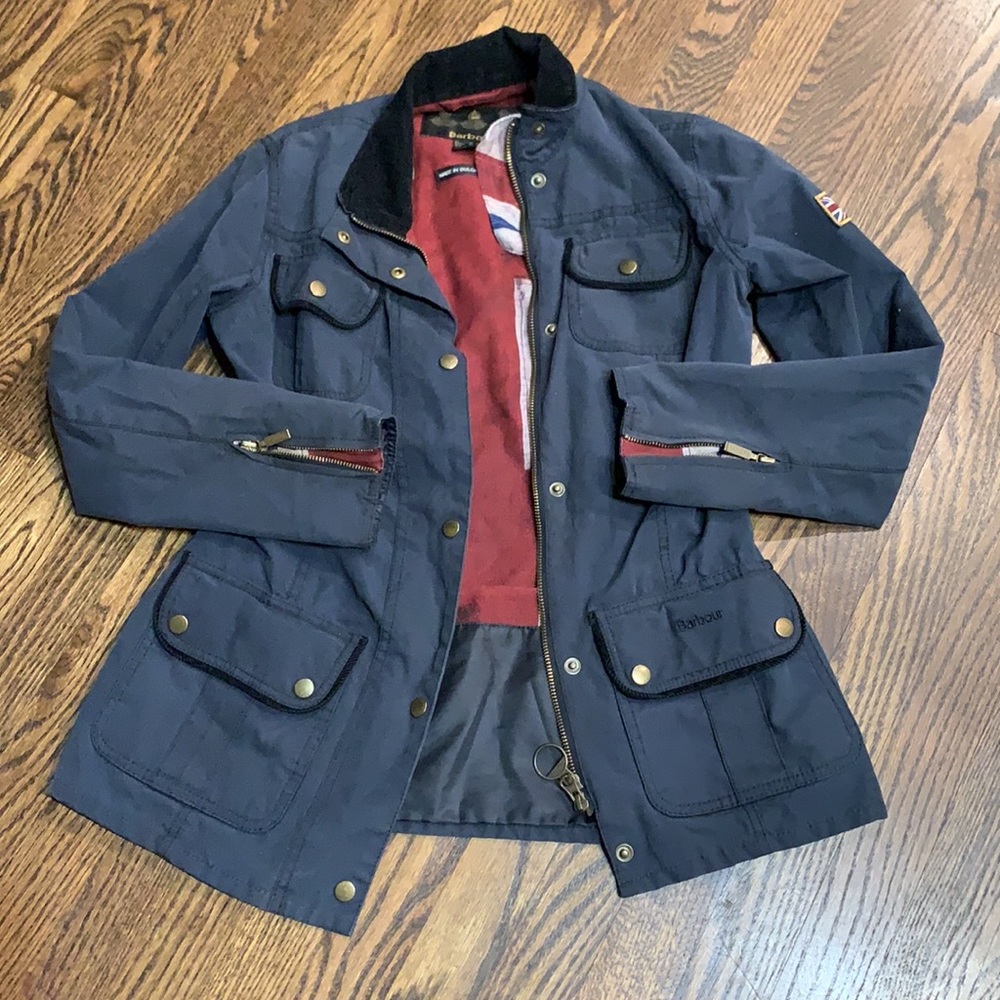 Barbour Olive Utility Jacket - Picture 4 of 13